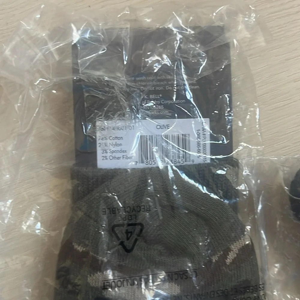 Kids socks 2 pairs military design army style brand new unopened